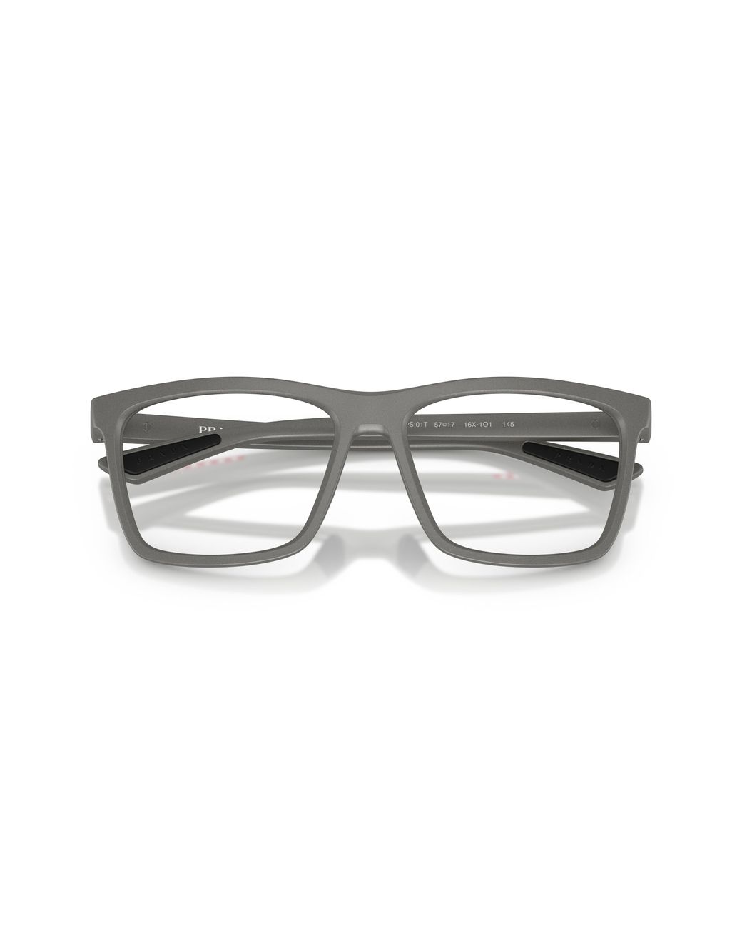 Prada Linea Rossa Black Ps 01Tv 16X1O1 Optical Frames Injected Transparent Pillow Normal for men