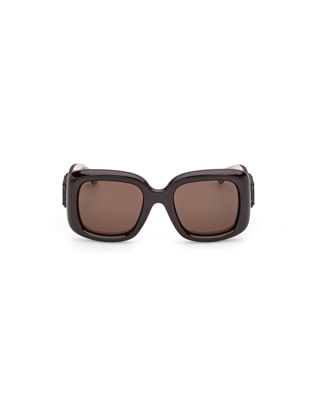 Max Mara Black Mm0207 50E Sunglasses Injected Butterfly Normal