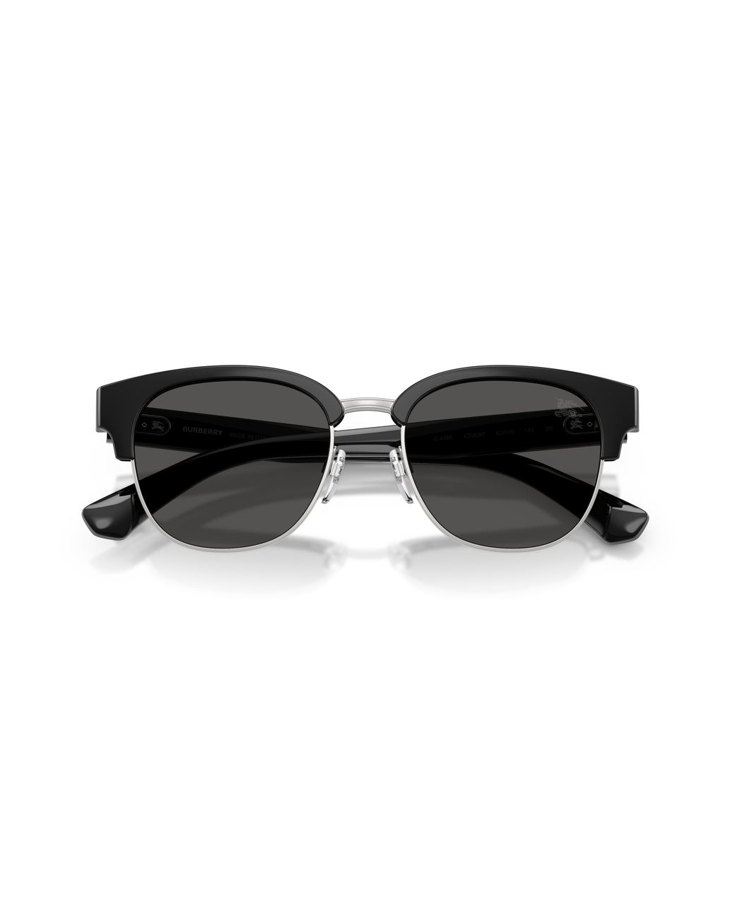 Burberry Black Be4485 420687 Sunglasses Injected Round Normal for men