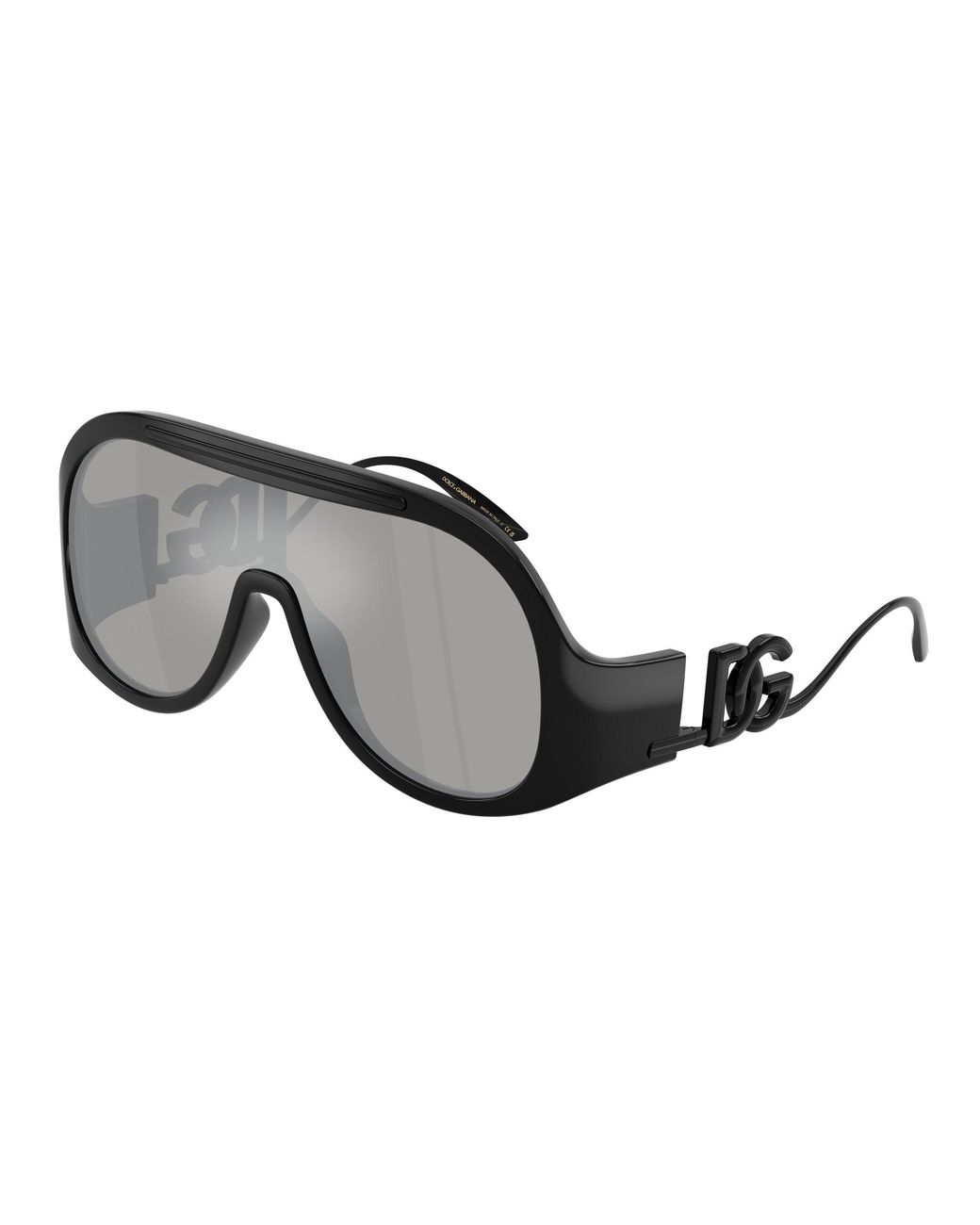 Dolce & Gabbana Black Dg6202 501/6G Sunglasses Injected Pilot Mirrored