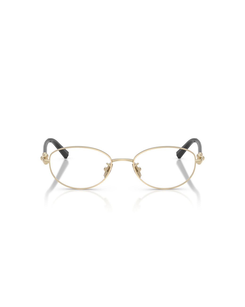 Tiffany & Co Black Tf1176D 6021 Optical Frames Metal Transparent Round Normal