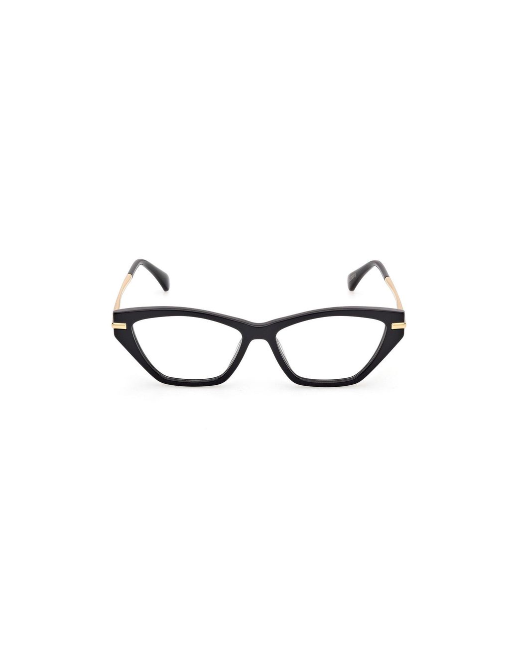 Max Mara Black Mm5176 001 Optical Frames Acetate Round Normal