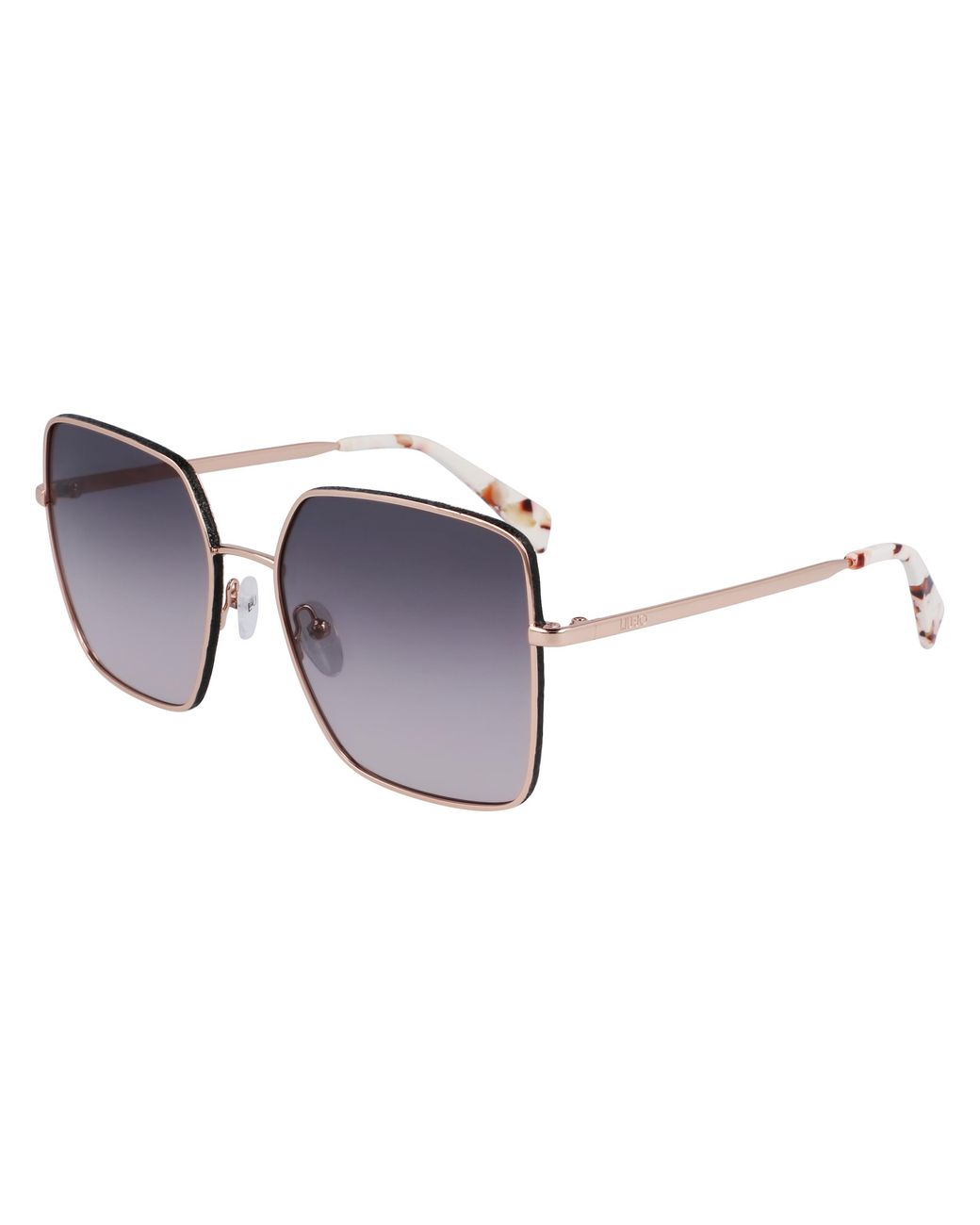 Liu Jo Black Lj158S 770 Sunglasses Metal Squared Normal Shaded