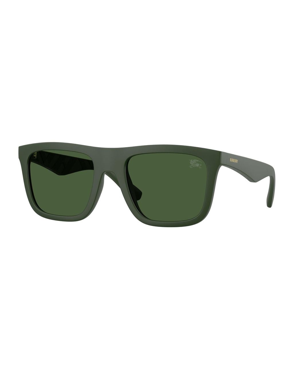 Burberry Green Be4458U 417071 Sunglasses Injected Squared Normal for men