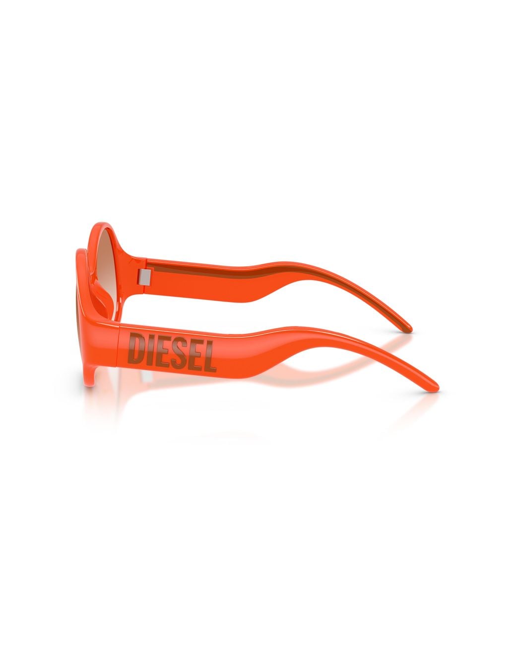 DIESEL Red Dl3022U 206213 Sunglasses Injected Round Normal Nuanced