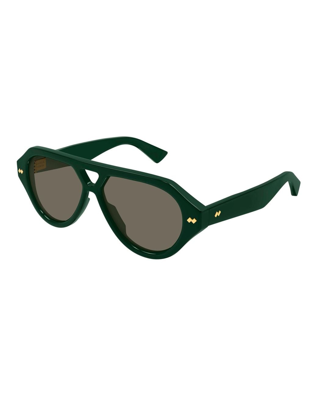 Bottega Veneta Green Bv1485S 005 Sunglasses Acetate Pilot