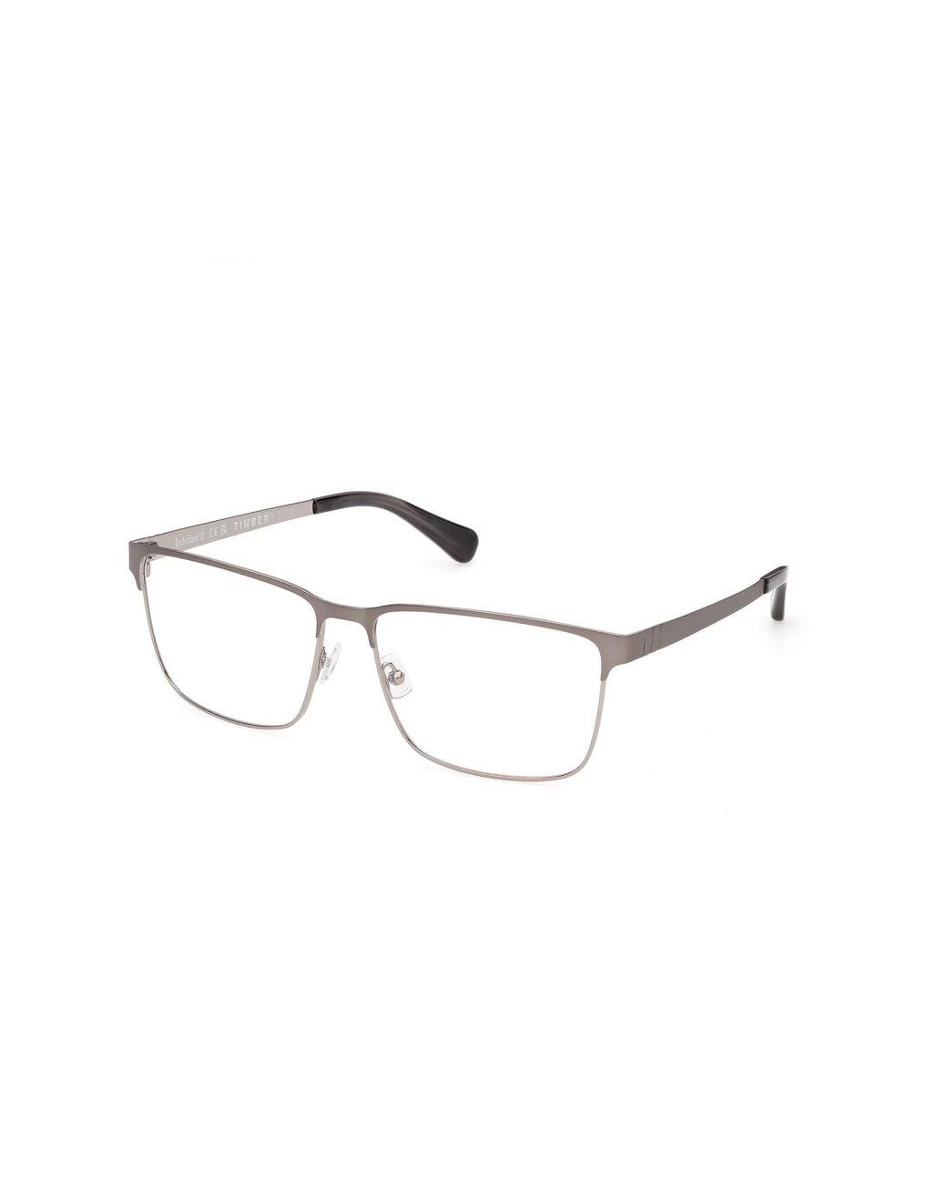 Timberland Black Tb50036 11 Optical Frames Metal Squared Normal for men