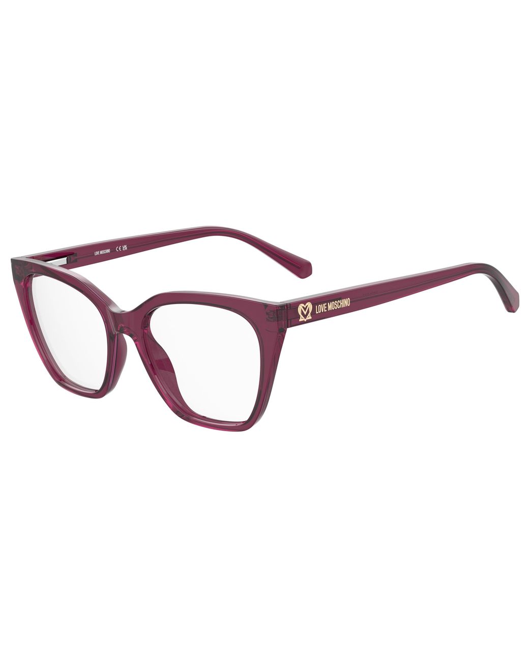Moschino Black Mol627 Mu1 Optical Frames Acetate Squared Normal