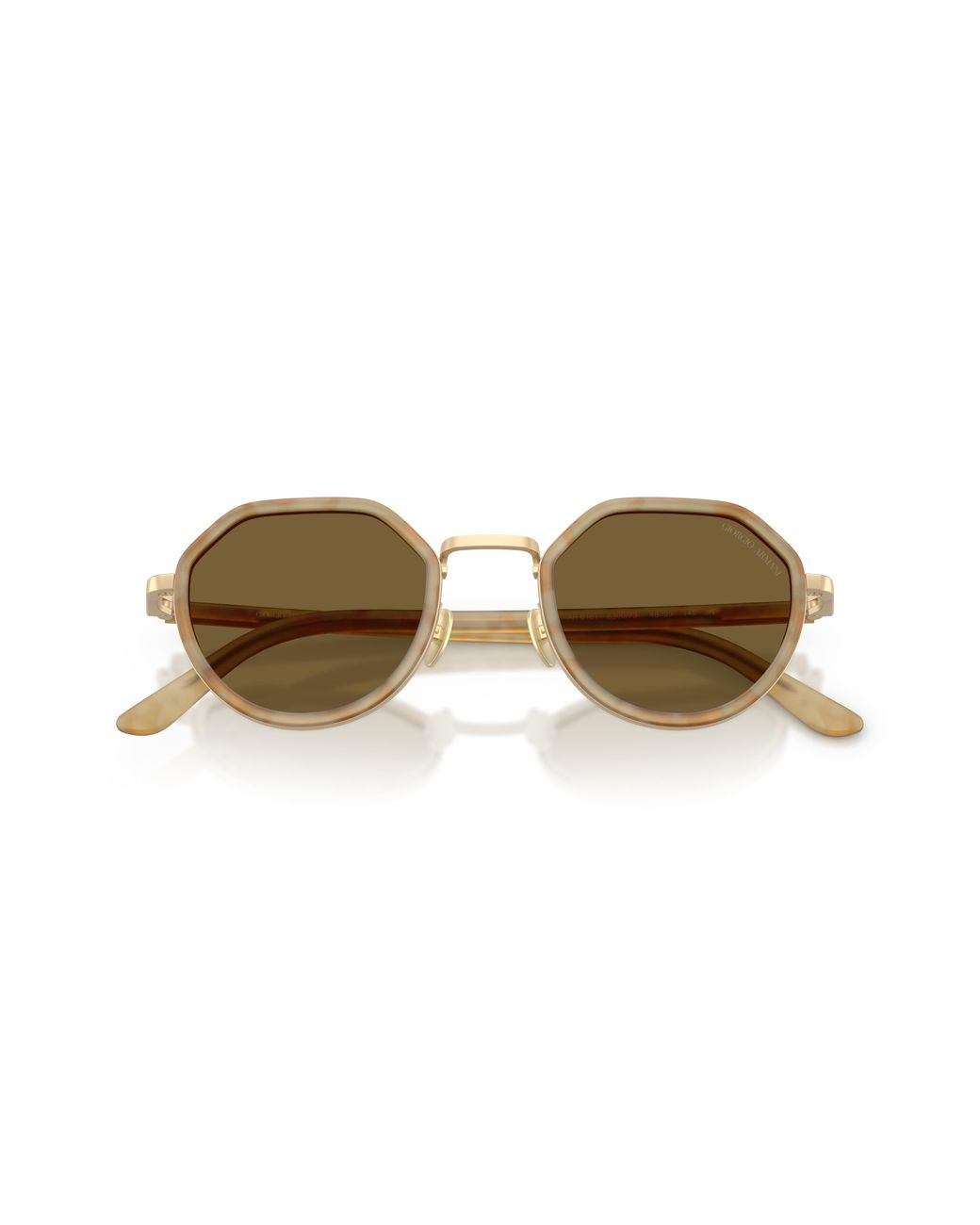 Giorgio Armani Black Ar6181 630073 Sunglasses Metal Round Normal for men