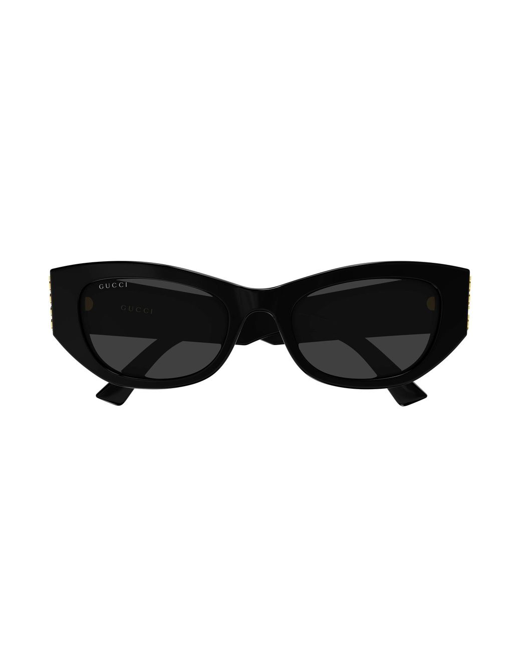 Gucci Black Gg2044Sa 001 Sunglasses Acetate Cat Eye