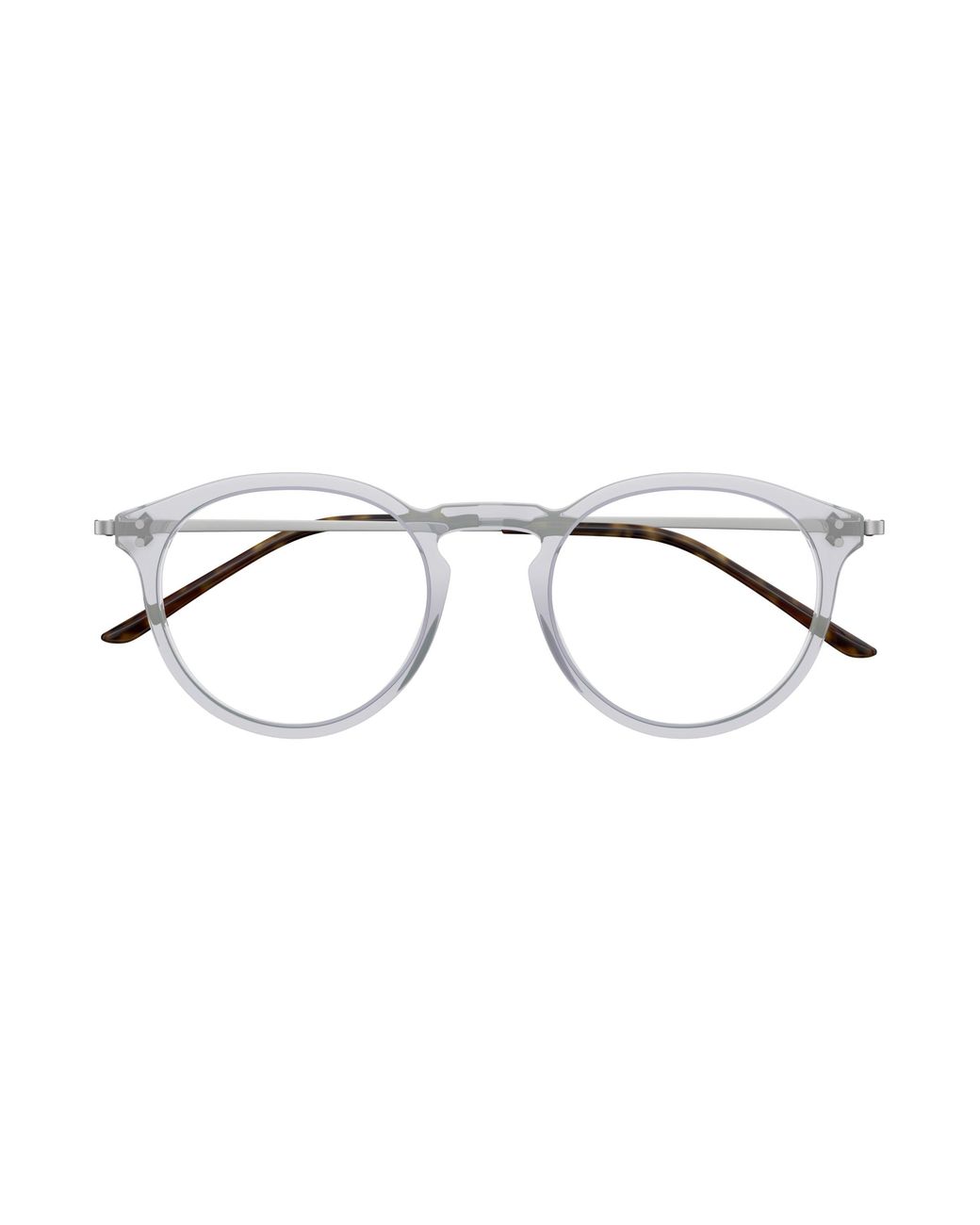 Gucci Black Gg1710O 003 Optical Frames Acetate Transparent Round for men