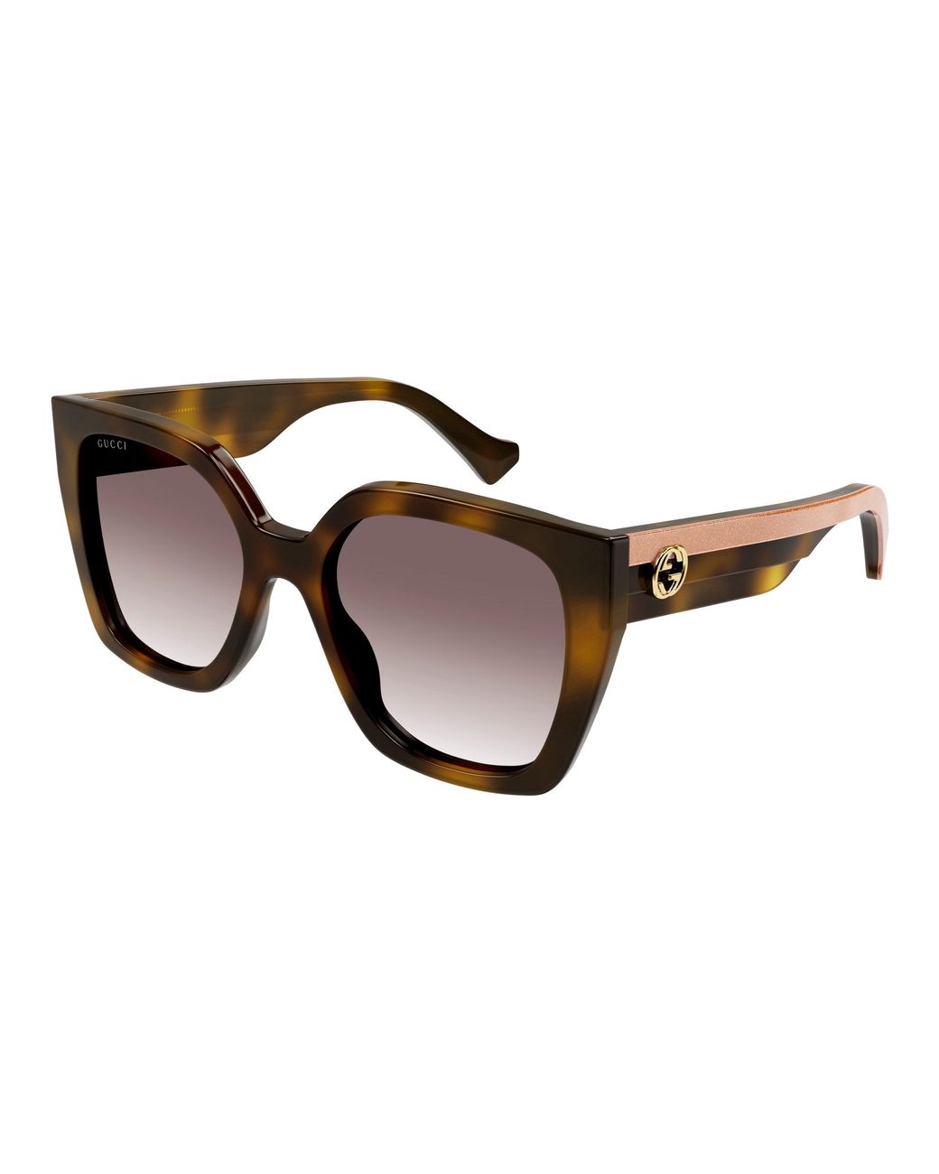 Gucci Black Gg1300S 003 Sunglasses Plastic Squared Shaded