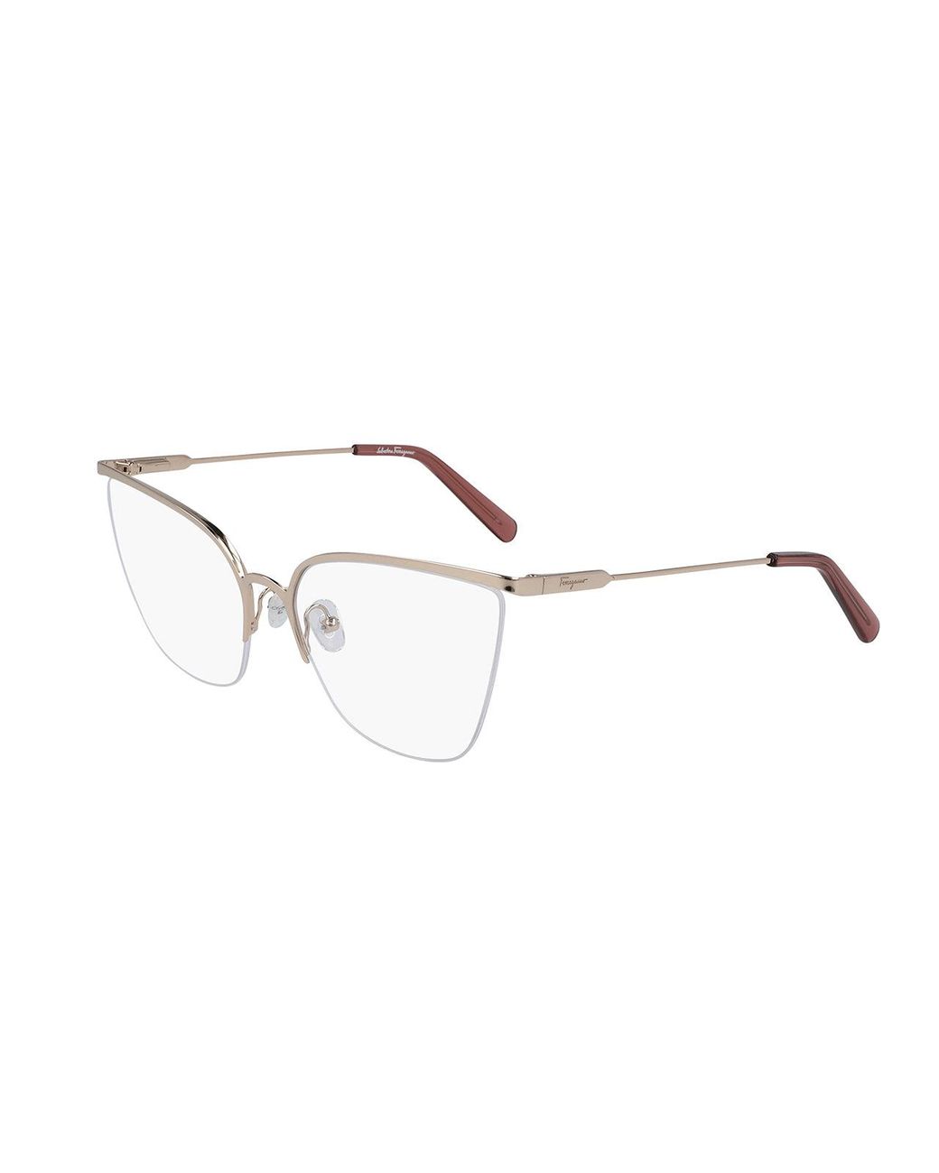 Ferragamo Black Sf2197 42905 716 Optical Frames Metal Butterfly