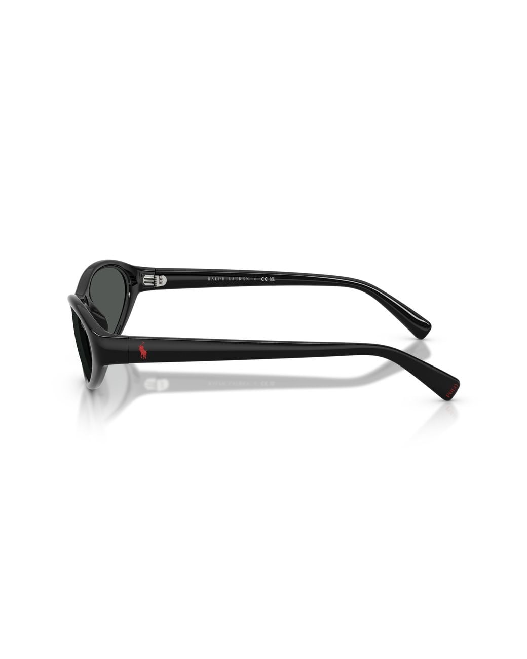 Polo Ralph Lauren Black Ph4248U 585887 Sunglasses Injected Round Normal for men