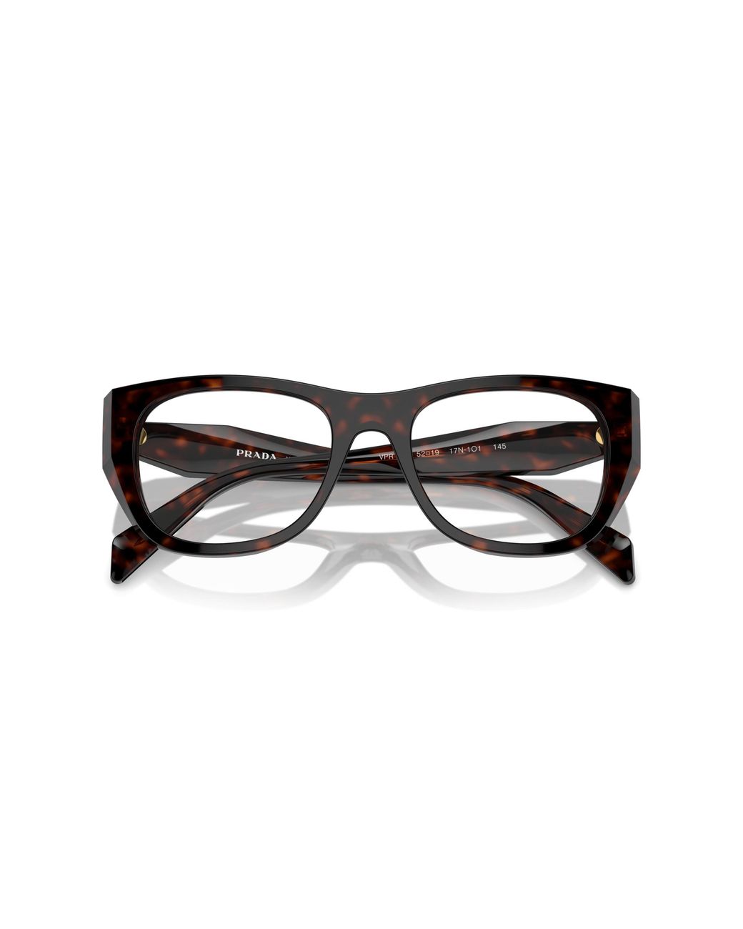 Prada Black Pr A18V 17N1O1 Optical Frames Acetate Geometric Normal