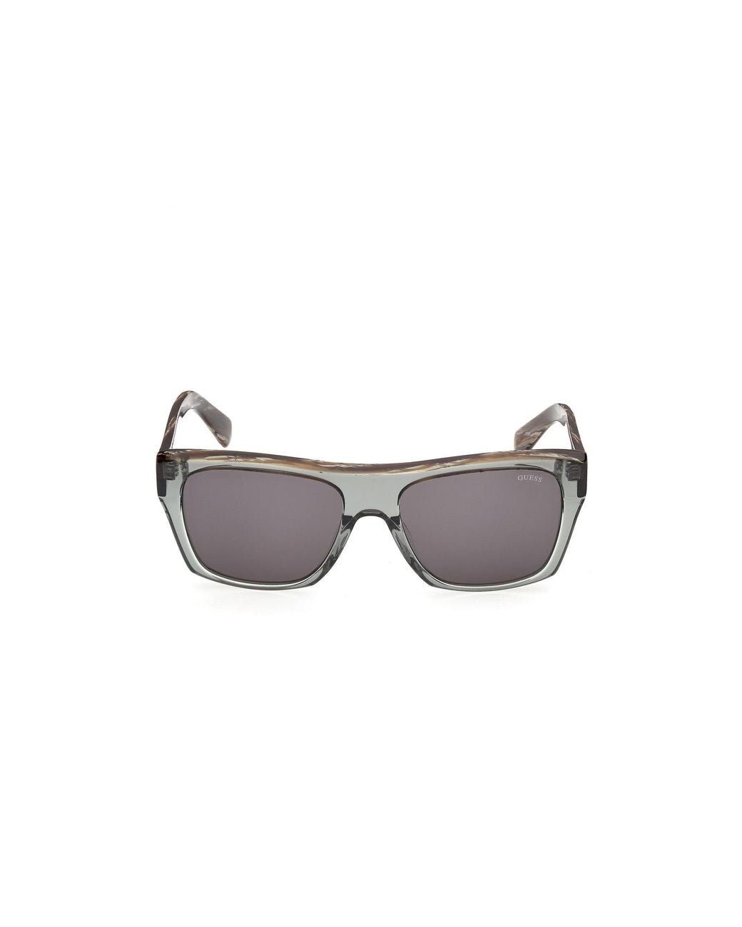 Guess Gray Gu00368 96A Sunglasses Acetate Smoke Squared Normal for men