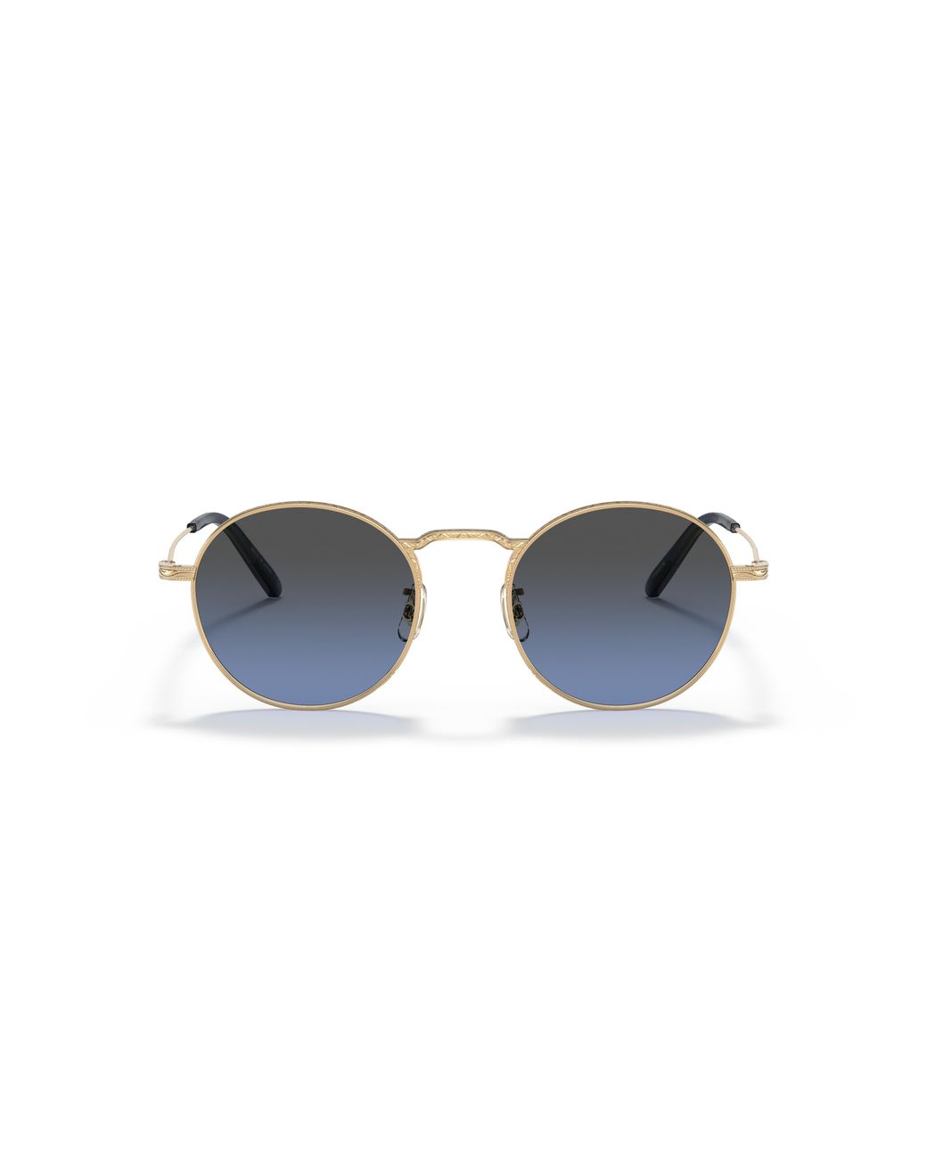 Oliver Peoples Black Ov1282St Weslie Sun 5292P4 Sunglasses Titanium Round Polarized for men