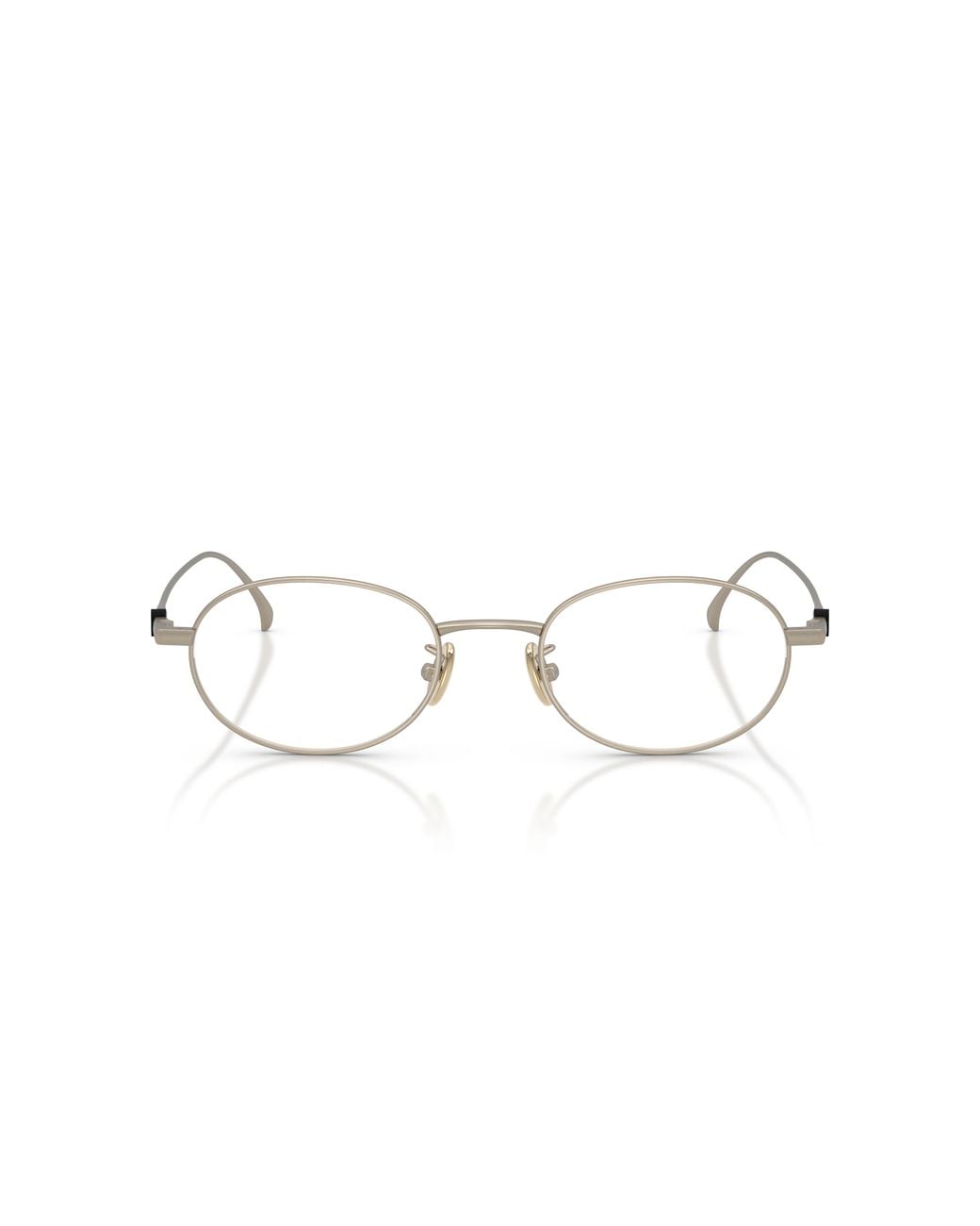Moncler Black Me1018Td 1003 Optical Frames Titanium Transparent Round Normal