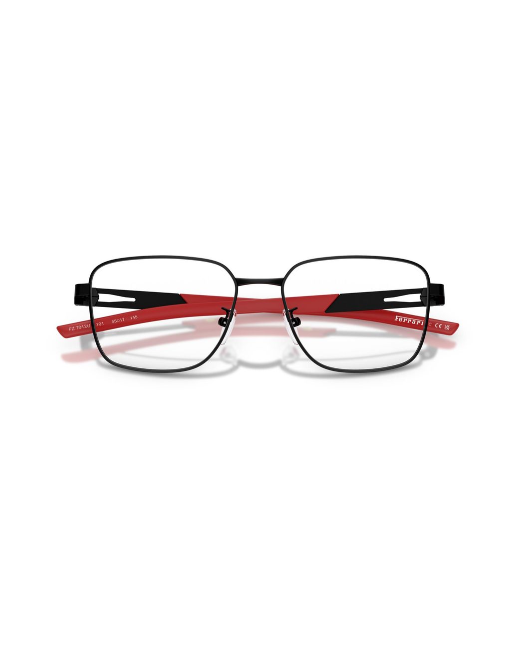 FERRARI SCUDERIA Black Fz7012D 101 Optical Frames Metal Pillow Normal