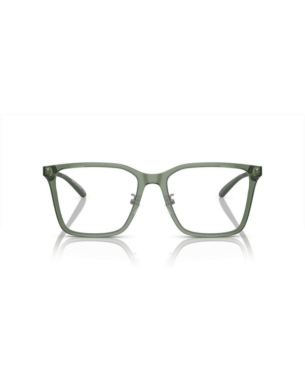 Emporio Armani Black Ea3232D 6061 Optical Frames Acetate Transparent Squared Normal for men