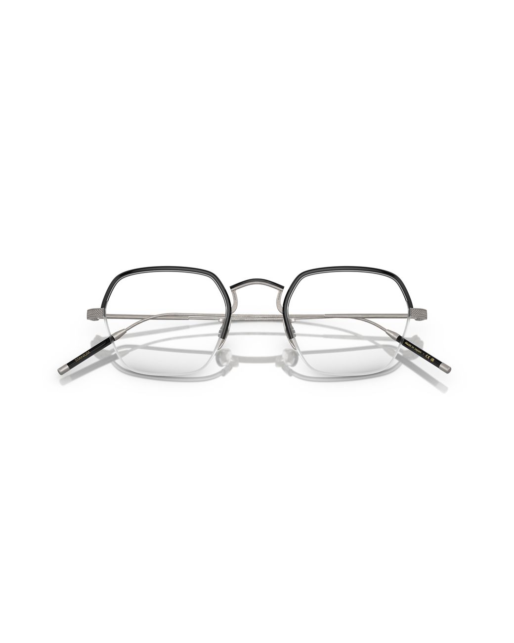Oliver Peoples Black Ov1291T Tk-7 5076 Optical Frames Titanium Transparent Squared Normal