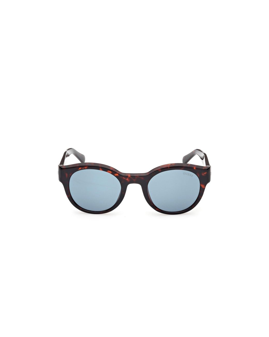 Guess Black Gu00298 52V Sunglasses Injected Round Normal for men