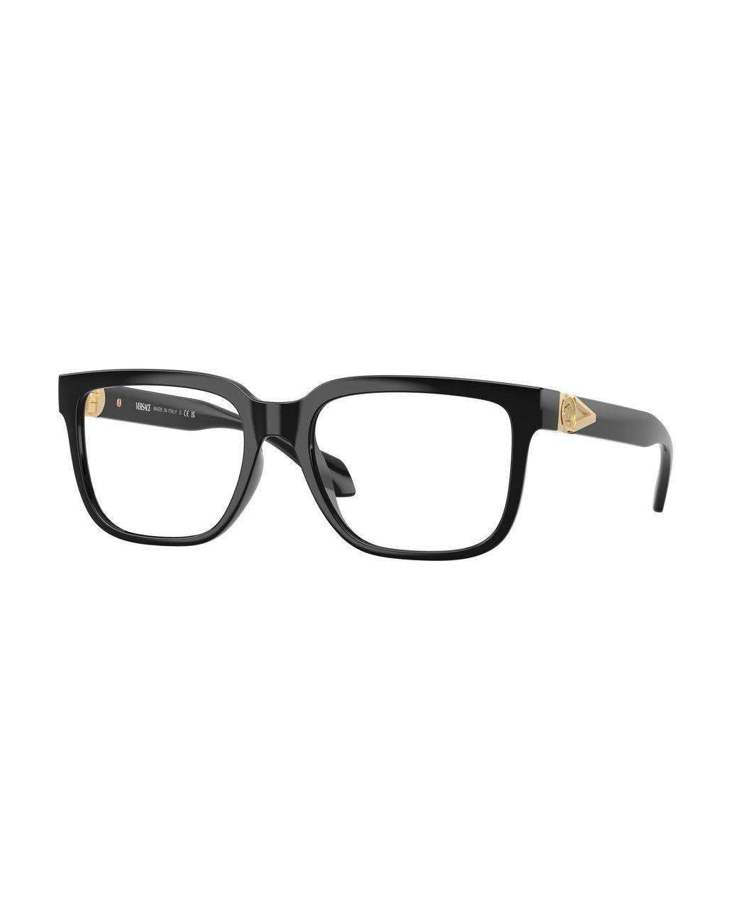 Versace Black Ve3377U Gb1 Optical Frames Injected Squared Normal for men