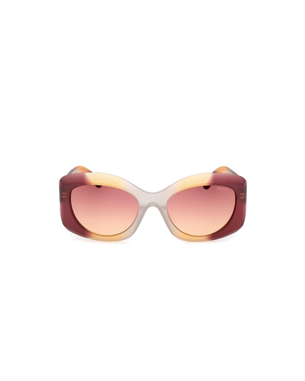 Emilio Pucci Black Ep0259 71T Sunglasses Bordeaux Butterfly Normal