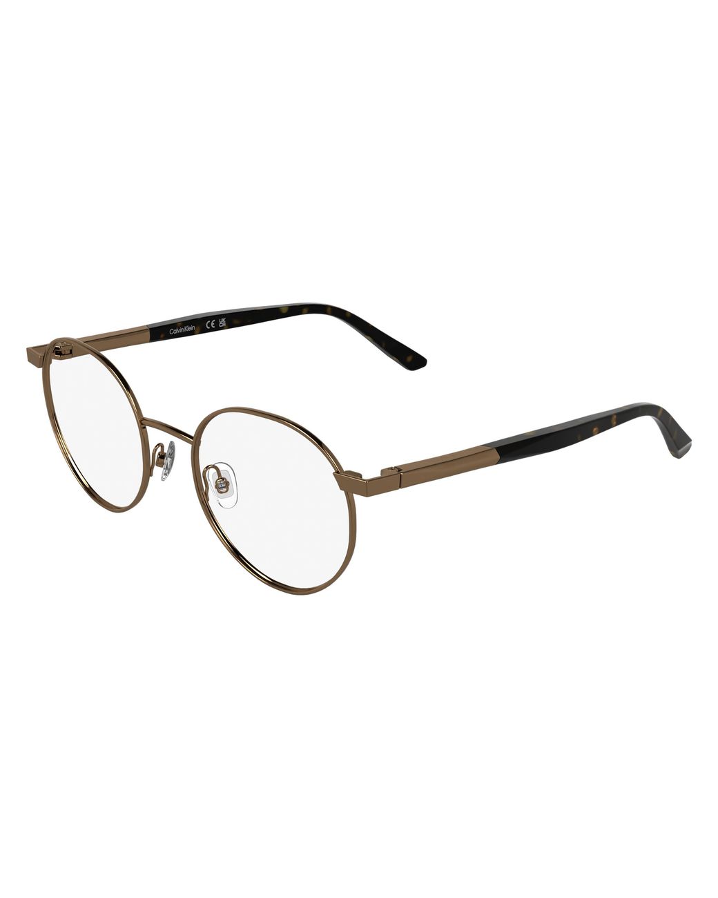 Calvin Klein Black Ck25112 070 Optical Frames Metal Round Normal