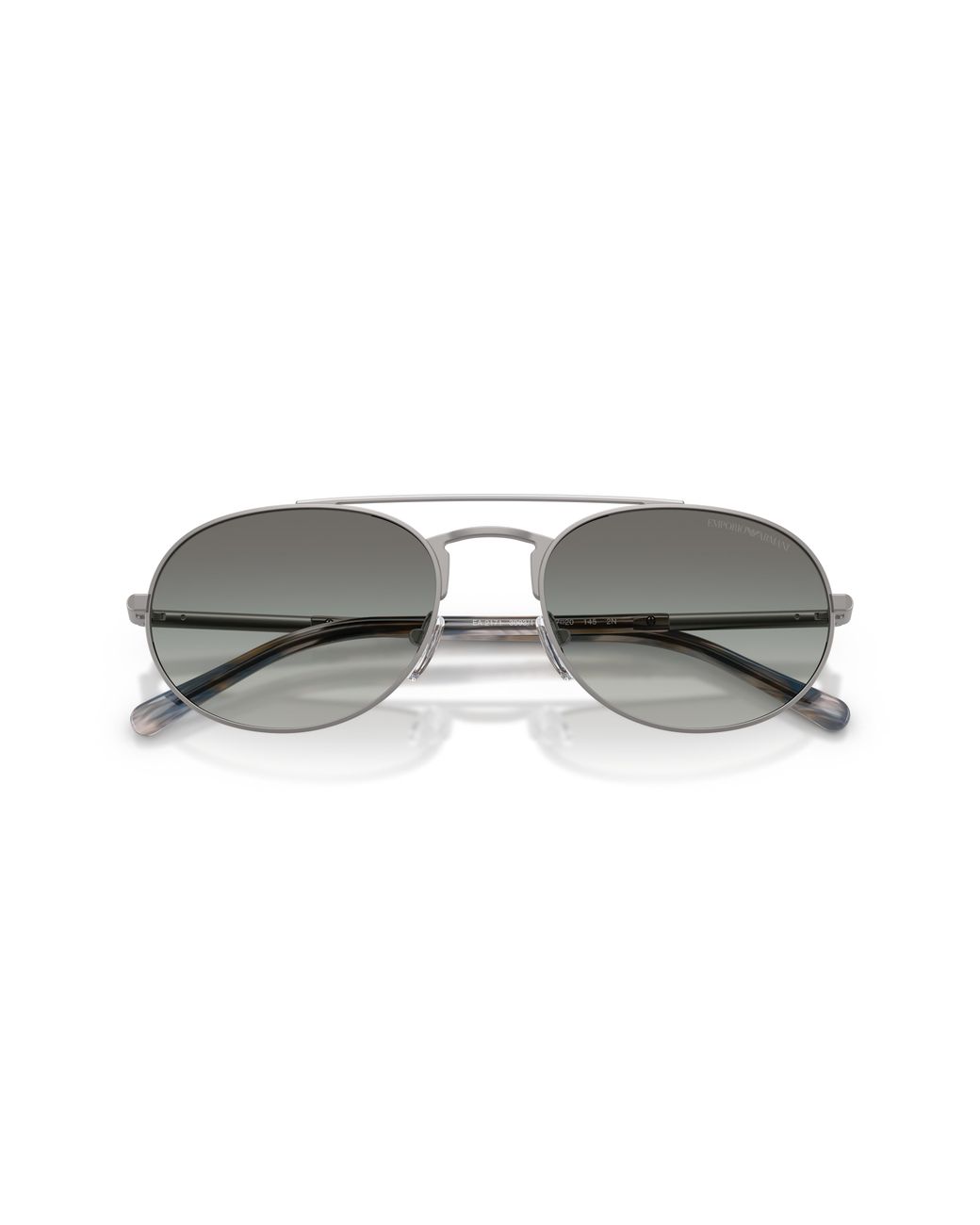Emporio Armani Black Ea2171 300311 Sunglasses Metal Pilot Normal Shaded for men
