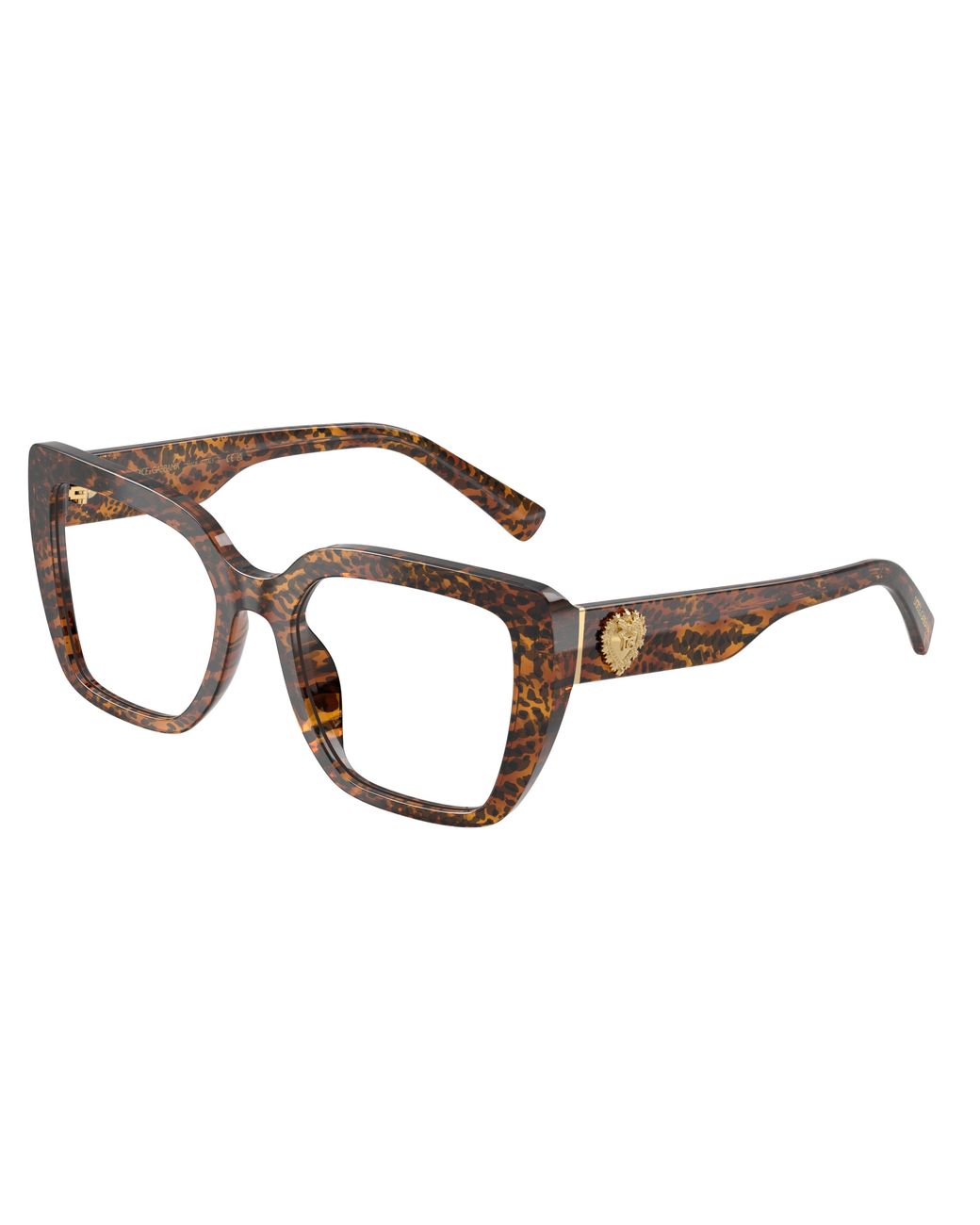 Dolce & Gabbana Black Dg3441 3470 Optical Frames Acetate Transparent Squared Normal