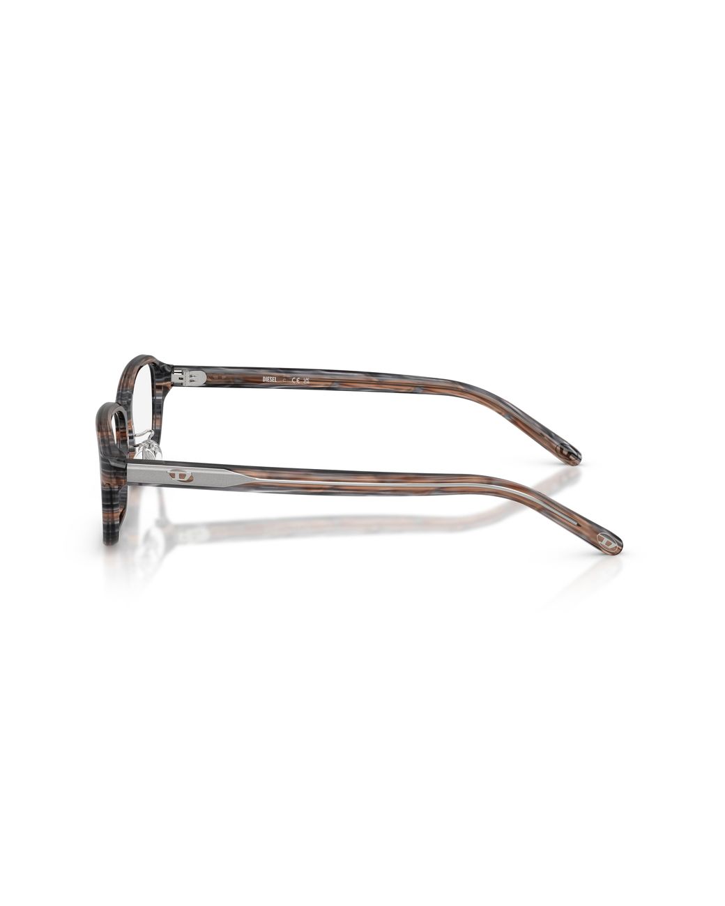DIESEL Black Dl4020D 2039 Optical Frames Acetate Transparent Round Normal