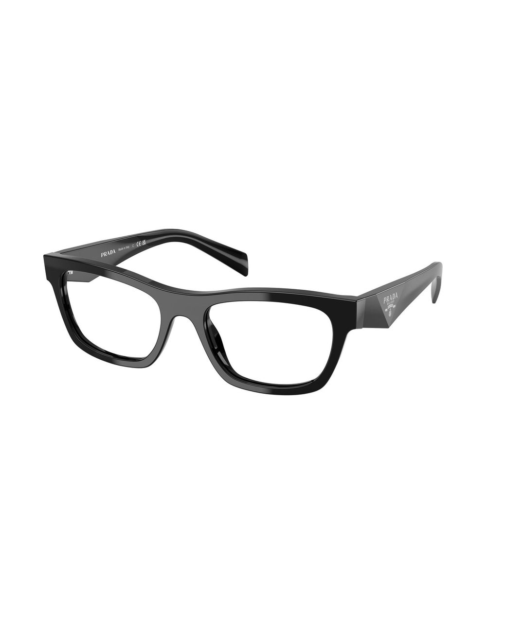 Prada Black Pr B01V 17N1O1 Optical Frames Acetate Butterfly Normal