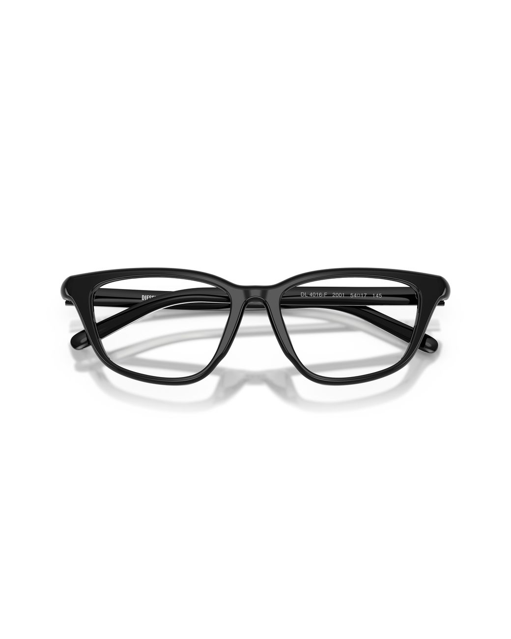 DIESEL Black Dl4016U 2001 Optical Frames Acetate Transparent Cat Eye Normal