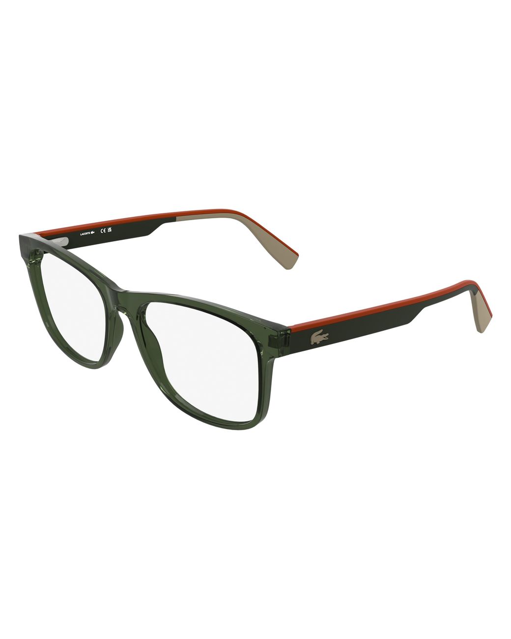 Lacoste Black L4004 275 Optical Frames Bio-Injected Squared Normal for men
