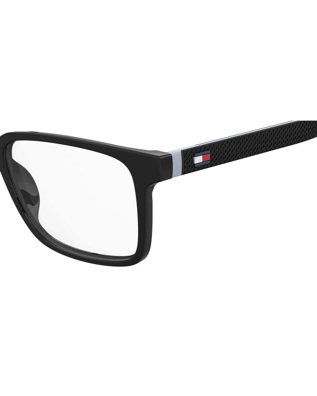 Tommy Hilfiger Black Th 1786 O6W Optical Frames Plastic Squared for men