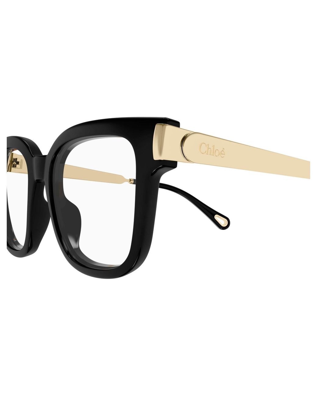Chloé Black Ch0353O 001 Optical Frames Acetate Transparent Squared