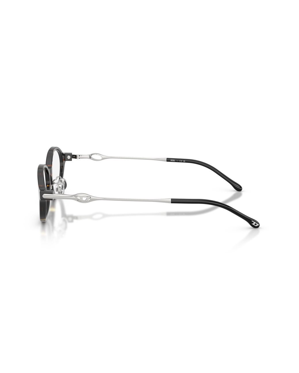 DIESEL Black Dl4030D 2017 Optical Frames Acetate Transparent Round Normal
