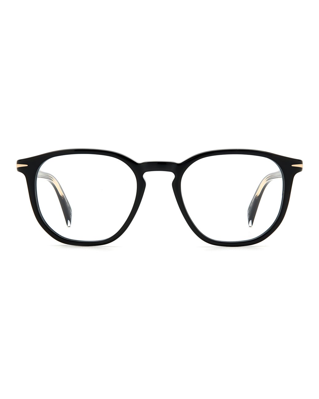 David Beckham Black Db 1106 807 Optical Frames Plastic Squared for men