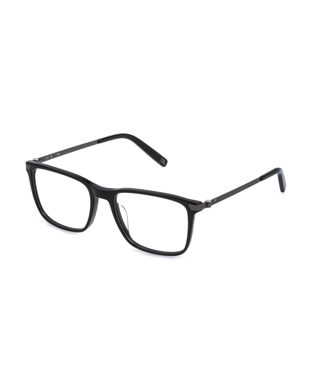 Fila Black Vfi880 700 Optical Frames Acetate Geometric for men