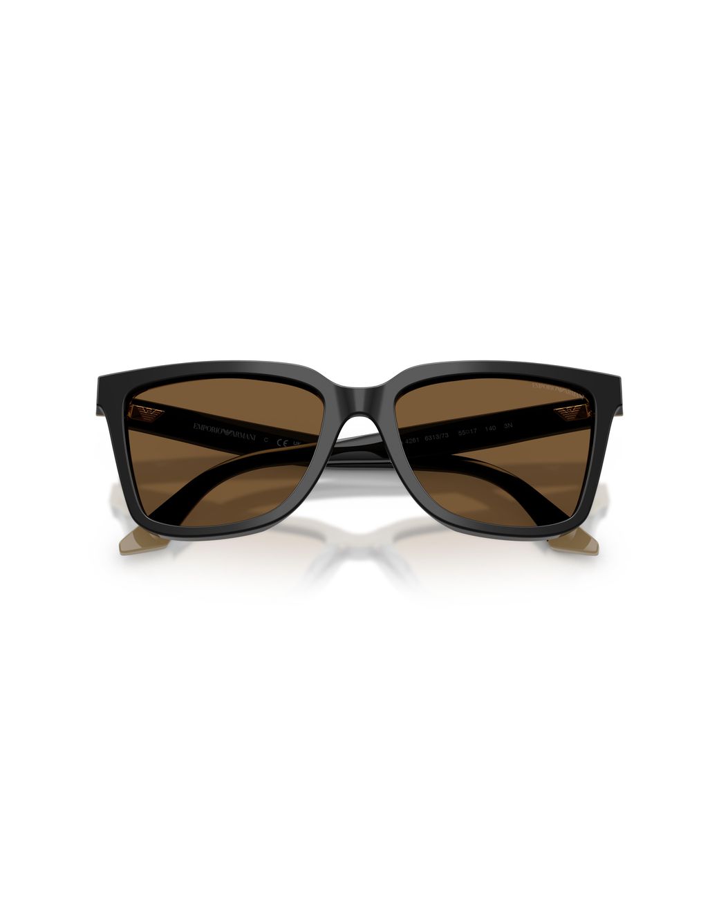 Emporio Armani Black Ea4261 631373 Sunglasses Acetate Geometric Normal