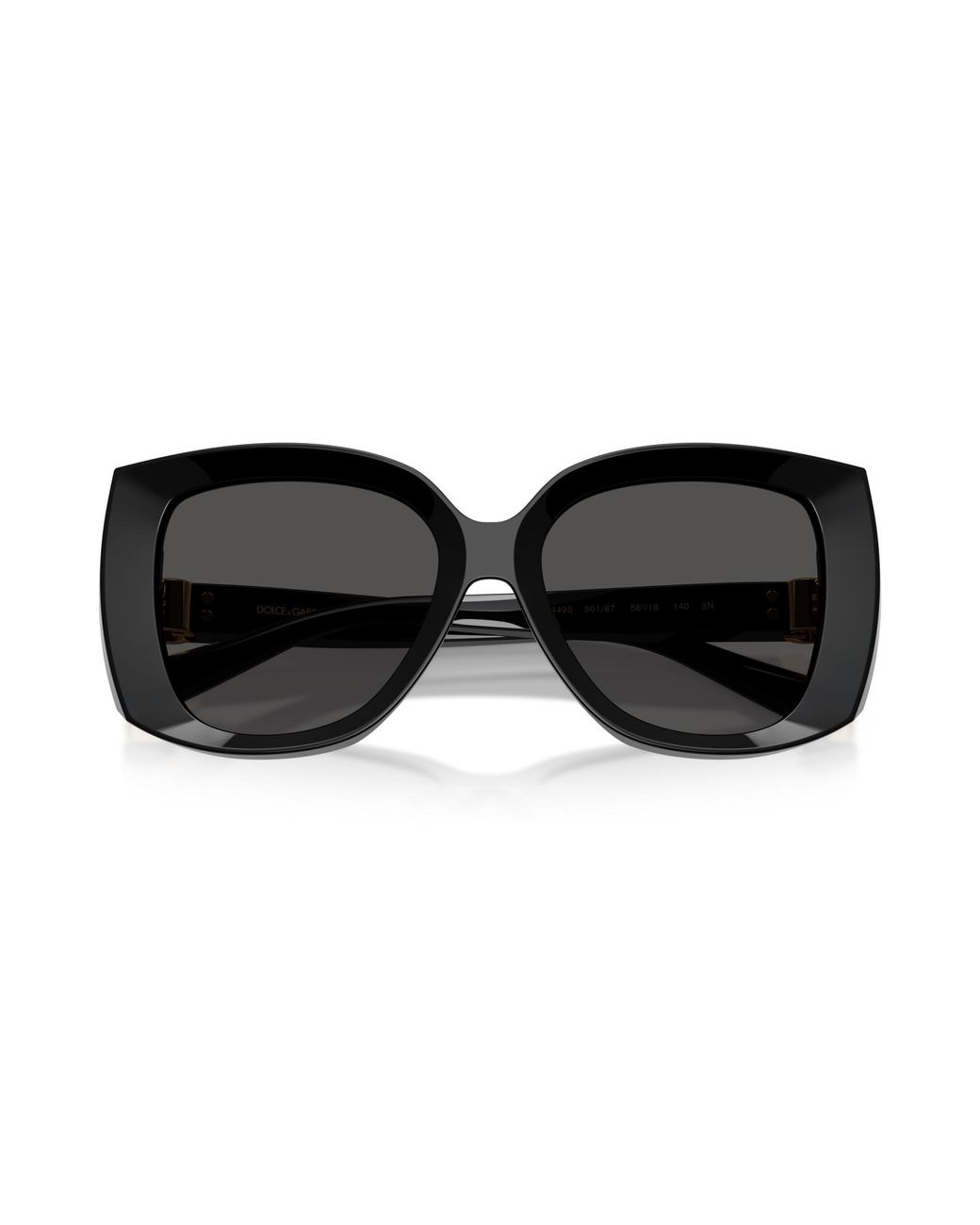 Dolce & Gabbana Black Dg4495 501/87 Sunglasses Acetate Squared Normal