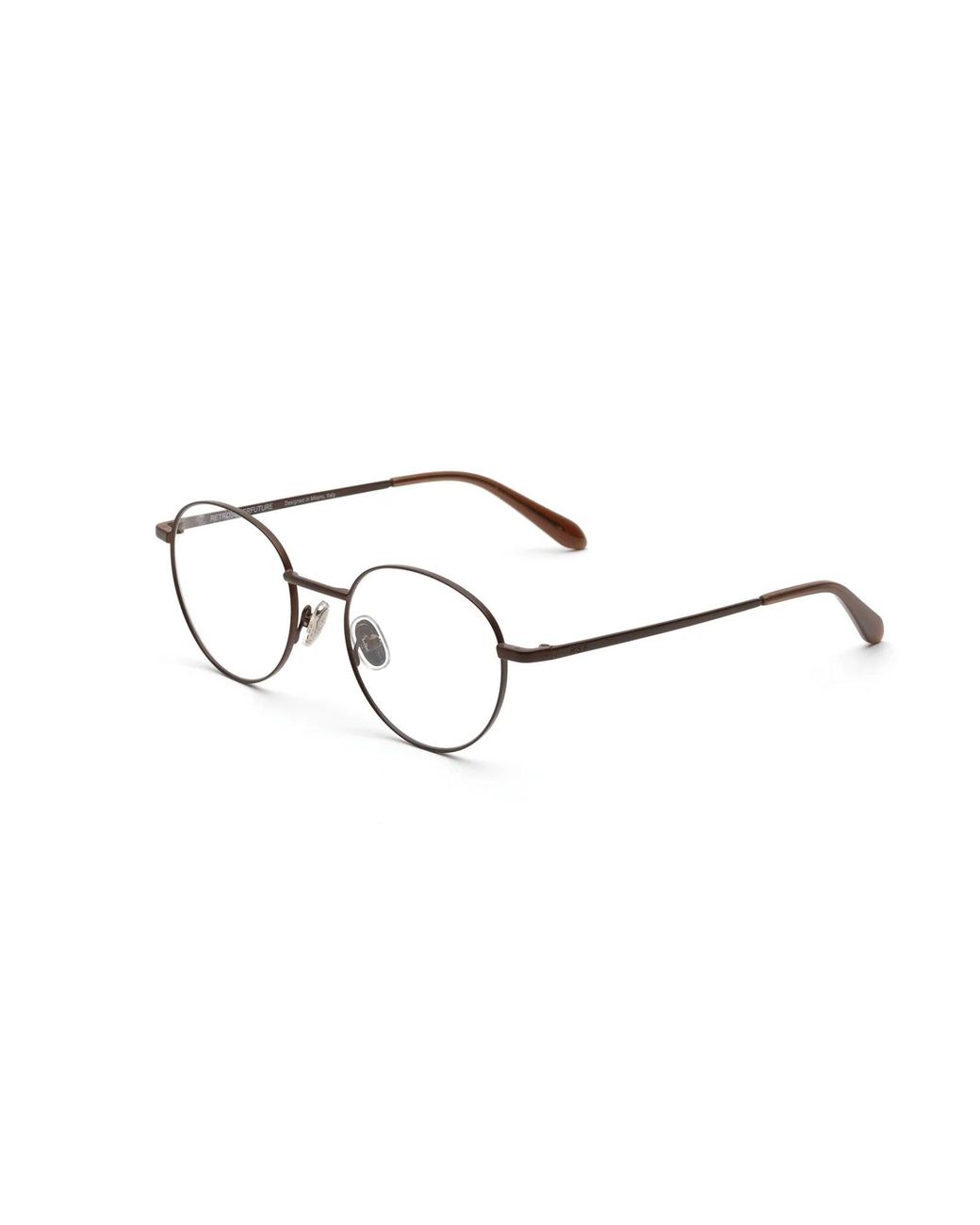 Retrosuperfuture Black Qqh Numero 137 Dark Optical Frames Metal Round
