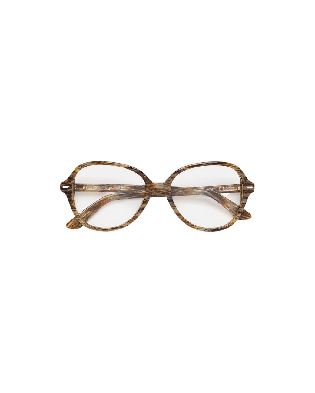 Retrosuperfuture Black Nyy Numero 154 Graffiato Optical Frames Acetate Butterfly