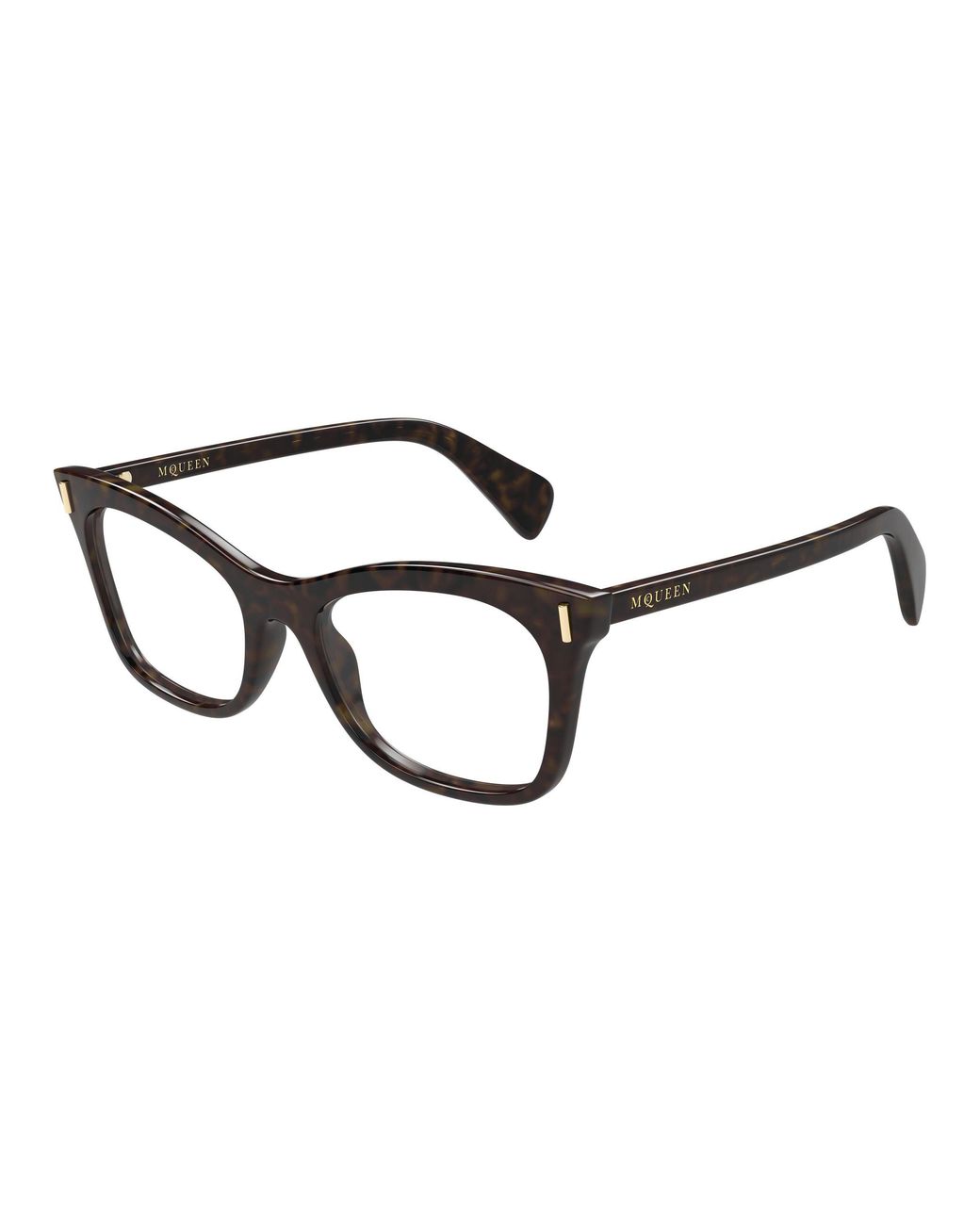McQueen Black Am0552O 002 Optical Frames Acetate Transparent Cat Eye