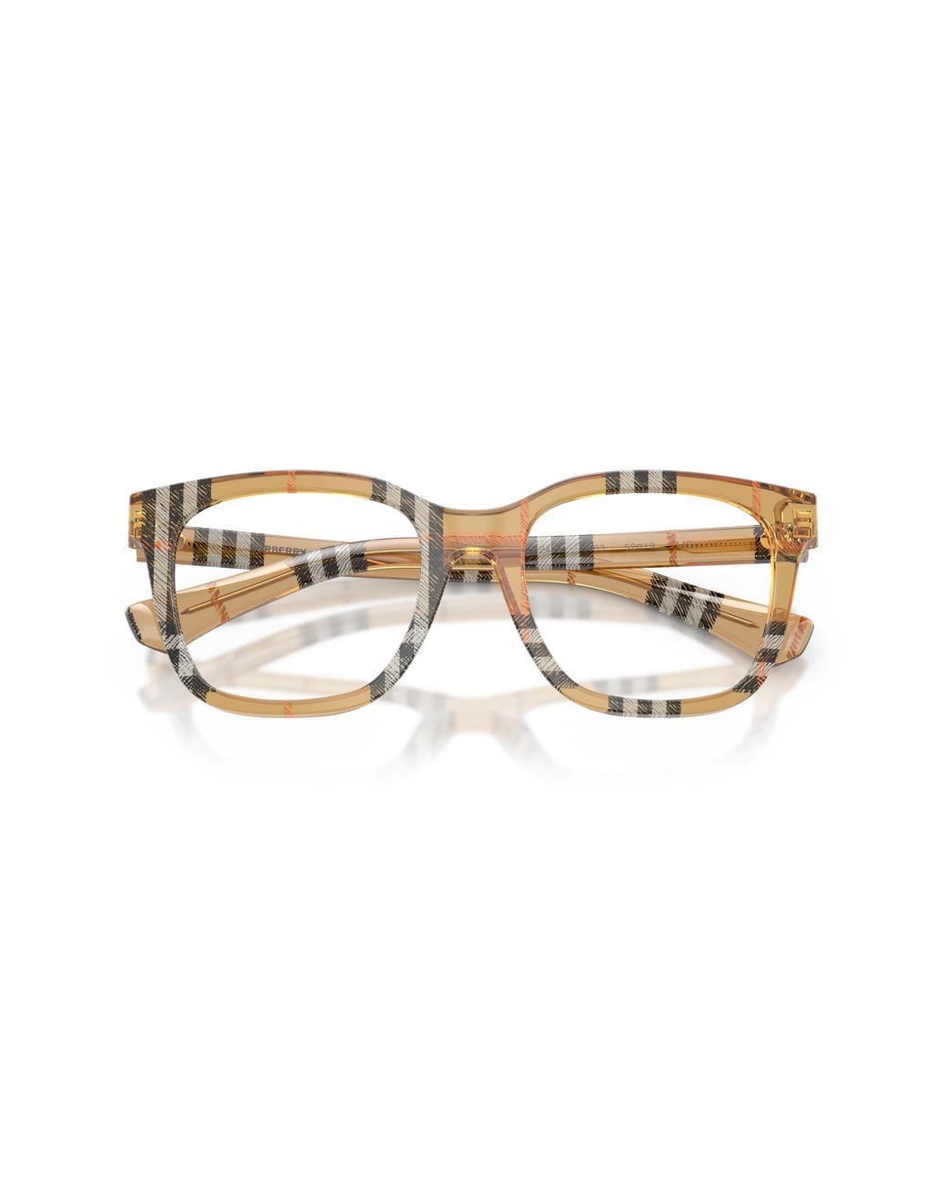 Burberry Black Be2455 4163 Optical Frames Acetate Transparent Squared Normal