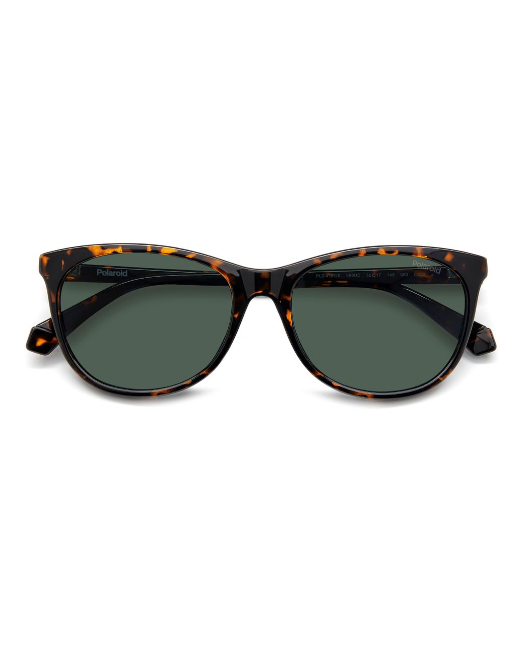 Polaroid Green Pld 4161/S 086/Uc Sunglasses Polycarbonate Cat Eye Polarized