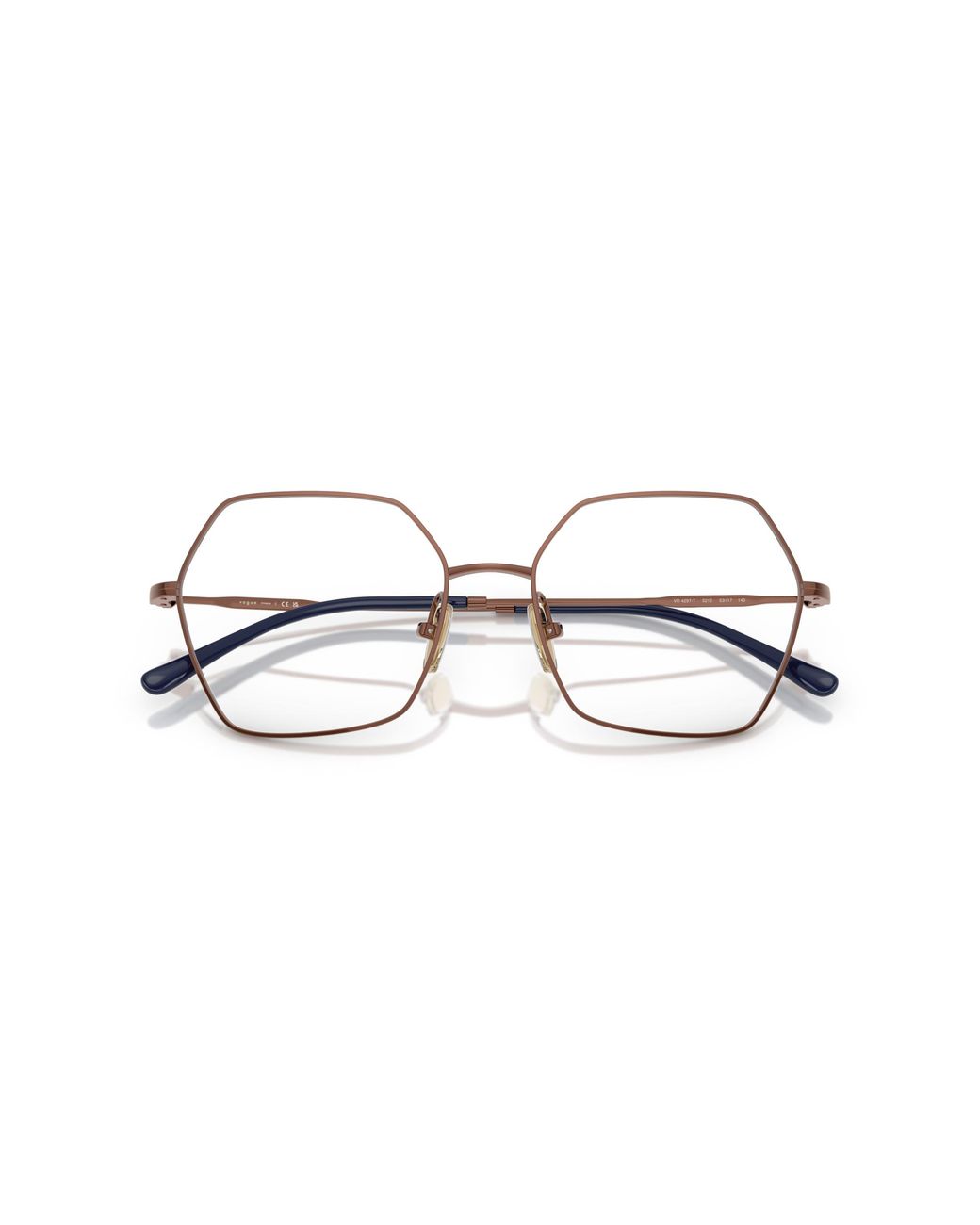 Vogue Eyewear Black Vo4297T 5212 Optical Frames Titanium Geometric Normal