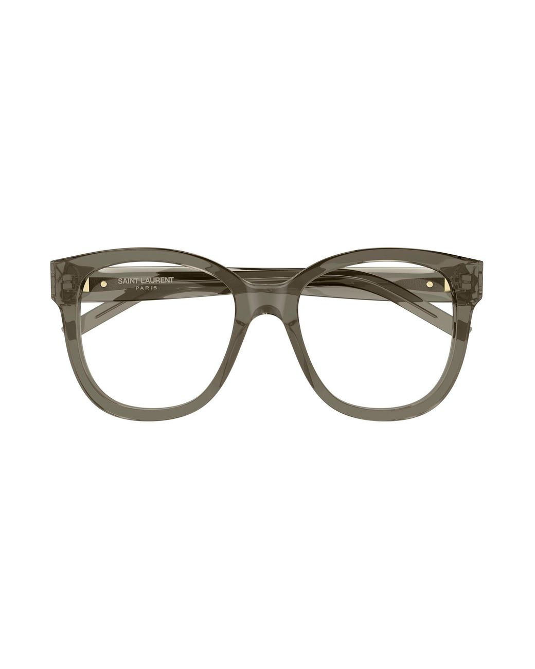 Saint Laurent Black Sl M97 010 Optical Frames Acetate Transparent Squared "Antiriflesso"