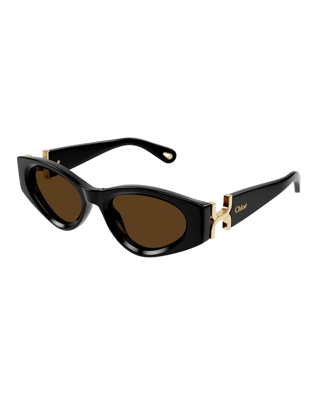 Chloé Black Ch0259S 001 Sunglasses Acetate Cat Eye